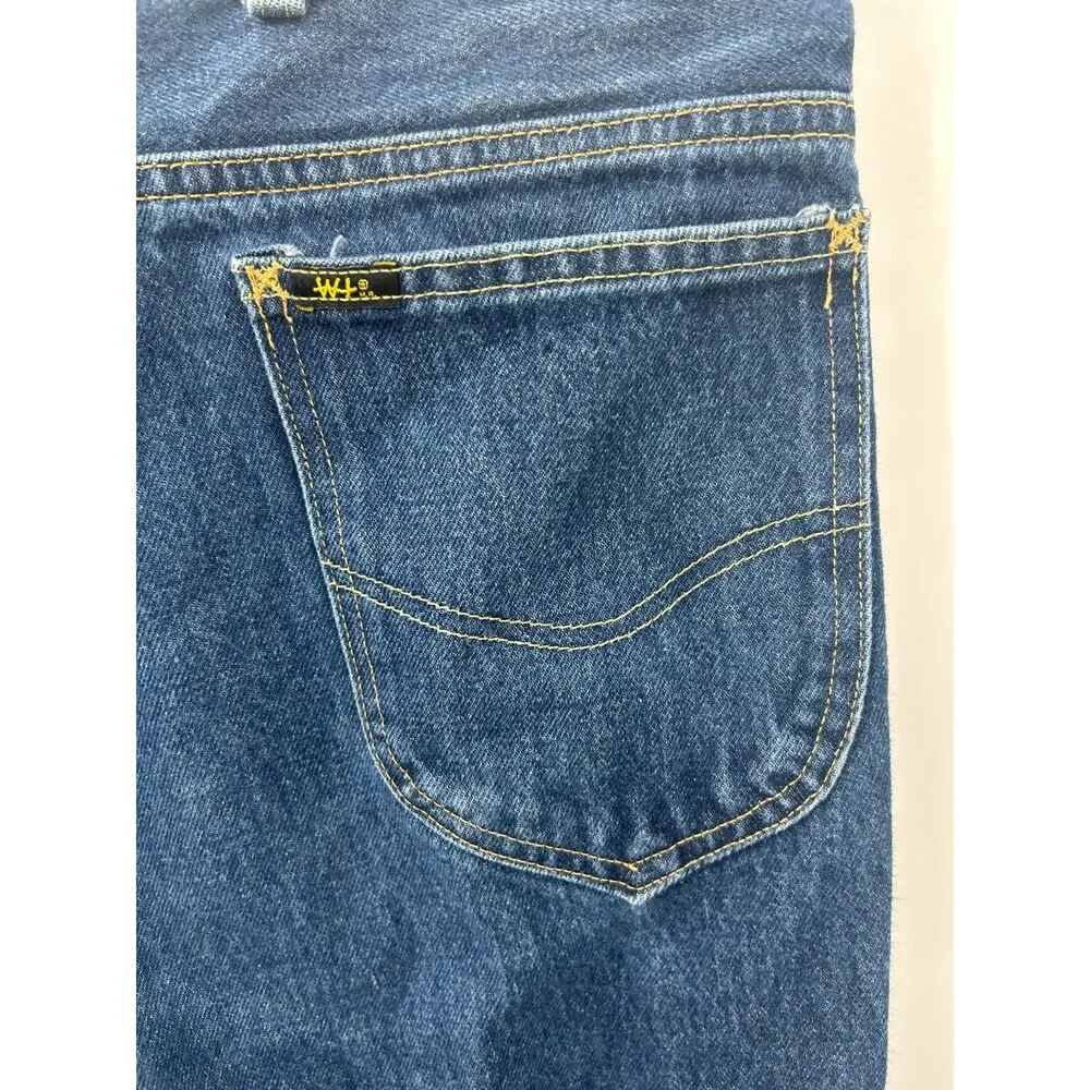 W.H. Ranch Jeans Men's 36x36 Denim Dungarees Zipper Fly